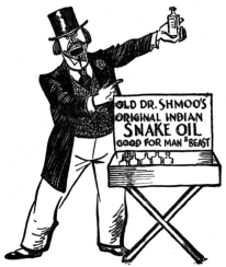 snake oil salesman